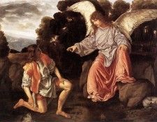SAVOLDO Giovanni Girolamo Tobias And The Angel. ��������, �������� ���������