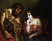 DELACROIX Eugene Cleopatra and the Peasant. , 