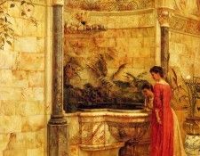 Taylor Edward R Elegant Ladies By A Fountain. ������, ������ R