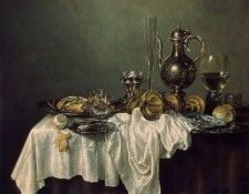 Heda, Willem Claesz Breakfast with a lobster, 1648, Eremitag. ,  