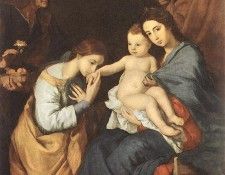 Ribera The Holy Family with St Catherine. , Jusepe 