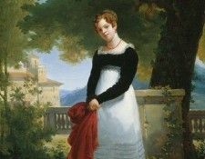 Picot Francois Eduoard Portrait of Adelaide Sophie Cleret c1817.  -