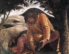 Botticelli Scenes from the Life of Moses detail 3. Боттичелли, Alessandro