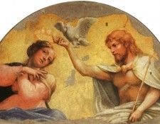 Correggio Coronation of the Virgin, Galleria Nazionale, Parm. 