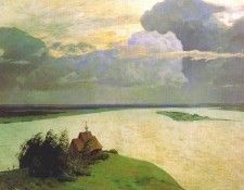 levitan above eternal peace 1894. , 