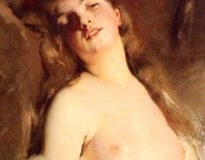 Chaplin Charles Portrait Of A Young Girl. , 