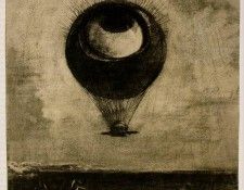 Redon Eye-Balloon, 1878, Charcoal, 42.5x33.2 cm, The Museum . , 