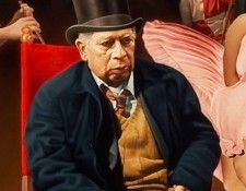 Estremadoyro Luis Jose Portrait of the Painter Victor Humareda dt1. Estremadoyro,  