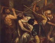 Titian Crowning with Thorns.  ( )