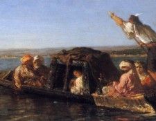 On the Venetian Lagoon. Ziem, 