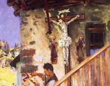 Sargent John Singer A Tyrolese Crucifix. ,  