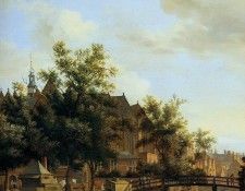 Heyden van der Jan View Oudezijds Voorburgwal Sun. , 