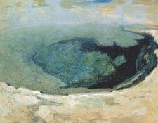 twachtman emerald pool (yellowstone) ii c1895. Twachtmann,  