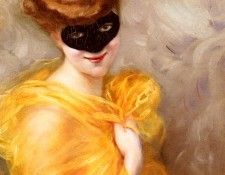 Ribera Pierre Lady At A Masked Ball. , Pierra