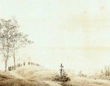 FRIEDRICH Caspar David Pilgrimage At Sunset. ,  