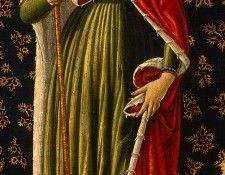 Gozzoli Saint Ursula with Angels and Donor, 1455, 47x28.6 (4. , 
