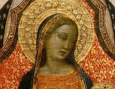 Daddi Madonna and Child with Saints and Angels, 1330s, Det(4. �����, ��������