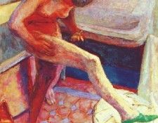 bonnard nude with green slipper 1927.  