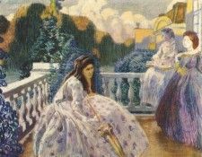 borisov-musatov on the terrace 1903. -,  (1870-1905)