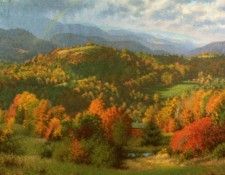 WHITNEY Richard Autumn Storm 35mm slide. , 