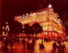 Duvent Charles Jules Le Journal Le Matin Au Boulevard Poissonniere. Duvent,  