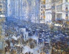 hassam fifth avenue 1919. , 