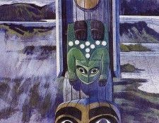 bs-ahp- Carl Hall- Frog Totem. , 
