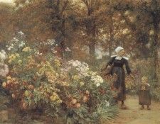 Picking Flowers. Deyrolle, �������-�����