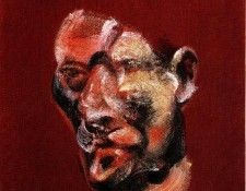 Bacon Three Studies for a Portrait of Lucian Freud, right 19. , 