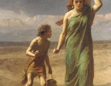 Hagar and Ishmael She departed and wandered in the wilderness of Beer sheba [sic] Genesis XXI V 14. ������, ��������