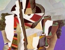 1915 Zapatista Landscape- The Guerrilla (Paisaje zapatista- El guerrillero). , 