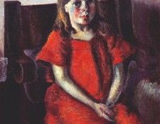 zefirov portrait of a girl (the artists daughter lena) 1920s. �������