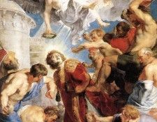 The Martyrdom of St Stephen WGA. ,  