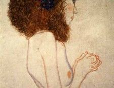 1902 Beethovenfries Die Sehnsucht hach dem Gluck, Flehendes Madchen aus den Leiden der schwachen Menschh. �����, ������