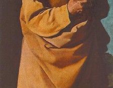 Zurbaran Apostle St Andrew, 1631, 146.7x61cm, Museum of Fine. ,  