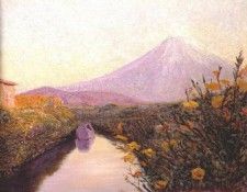 perry fuji from the canal, iwabuchi 1898-1901.  