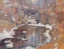 twachtman hemlock pool c1900. Twachtmann,  