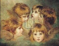 Childs portrait in different views BGG. , 