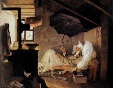 Spitzweg Carl The Poor Poet. �������, ����