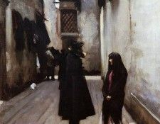 Sargent John Singer Venetian Street. ,  