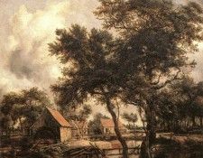 Hobbema Meyndert The Water Mill 1660s. , Meindert