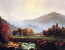 Cole Thomas Morning Mist Rising Plymouth New Hampshire (A View in the United States of American i. , 
