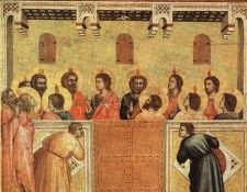 Giotto Pentecost 1300 10.   