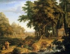 Huysum van Jan Arcadian landscape Sun. Huysum, �� ���