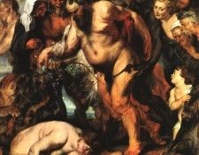 Rubens Drunken Silenus 1618 Alte Pinakothek Munchen. ,  