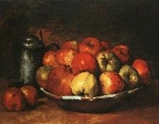 Courbet Still Life with Apples and Pomegranates, The Nationa. , 