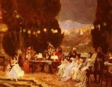 Flameng Francois An Evening-s Entertainment For Josephine. Flameng �������