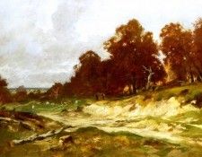 Frolicher Otto Landschaft Bei Barbizon. ���������, ����