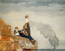 Homer Winslow Fisherman-s Family aka The Lookout. �����, �������