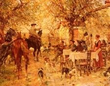Sorbi Raffaelo The Department Of The Hunting Party. , Raffaelo